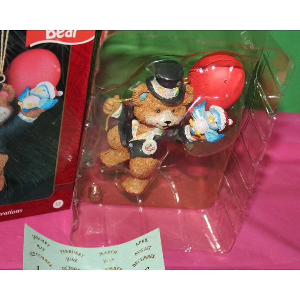 Carlton Heirloom Birthday Bear Special Celebrations Holiday Ornament 13 CXOR096Y